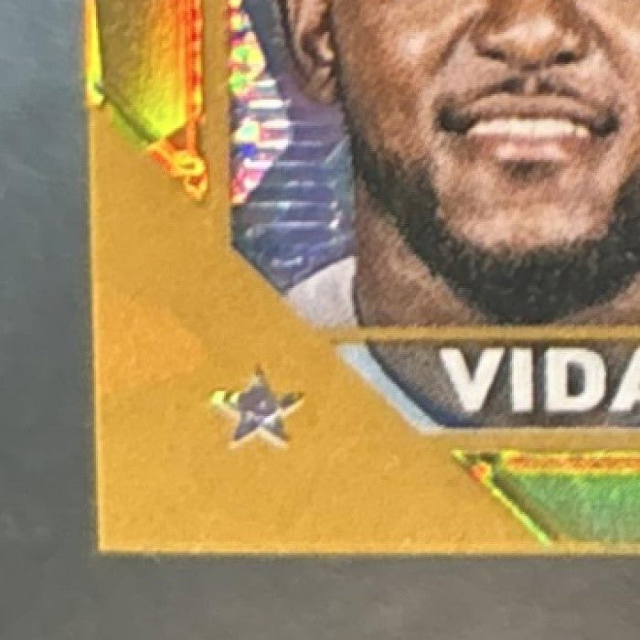2023 Topps Chrome Sapphire Vidal Brujan Gold Refractor /50 #613 Tampa Bay Rays