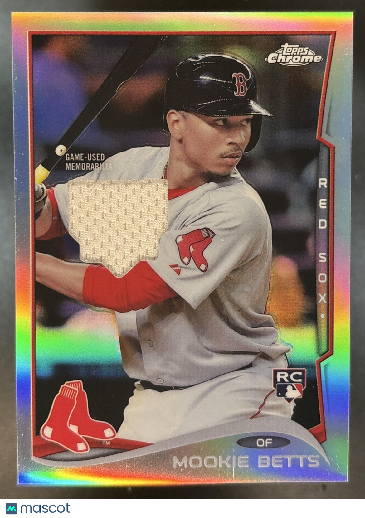 2020 Topps Chrome Mookie Betts Retro Rookie Relics #RRCR-MB MEM Boston Red Sox
