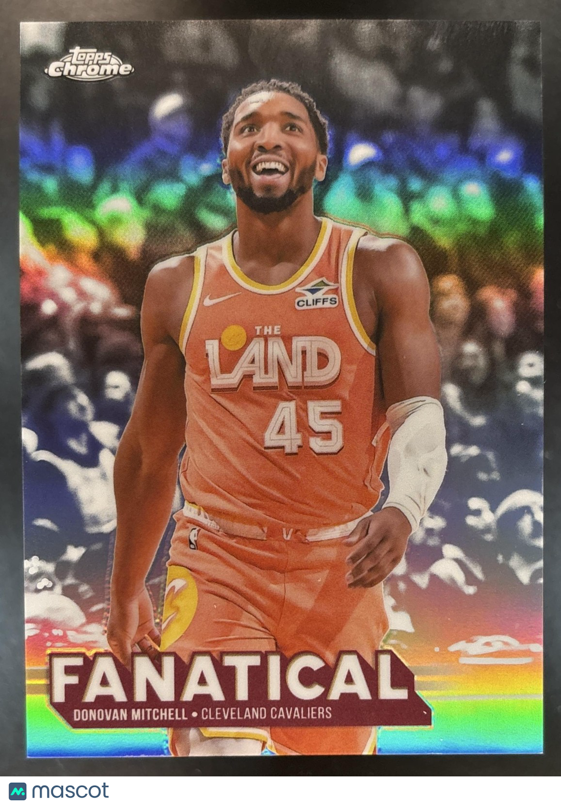 2025-26 Topps Chrome Update Donovan Mitchell Fanatical Cleveland Cavaliers