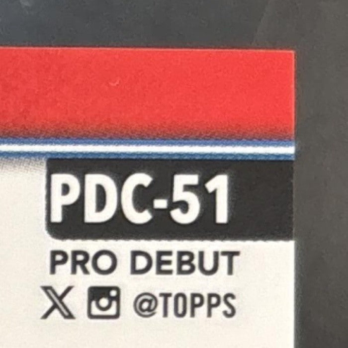 2025 Topps Pro Debut Yolfran Castillo Chrome Auto Gold /50 #PDC-51 ACL Rangers