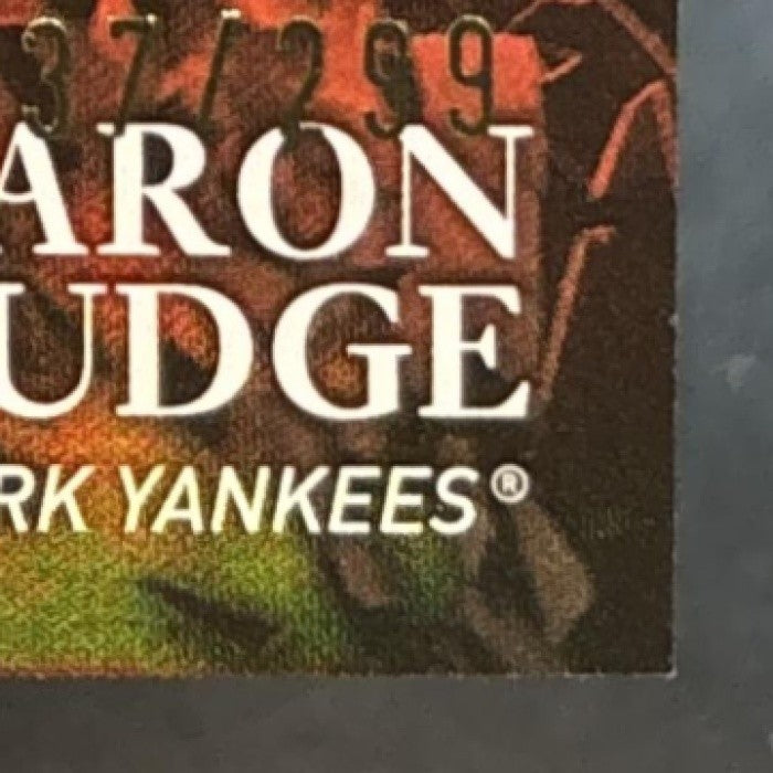 2023 Topps Aaron Judge 2022 Greatest Hits Black /299 #22GH-25 New York Yankees