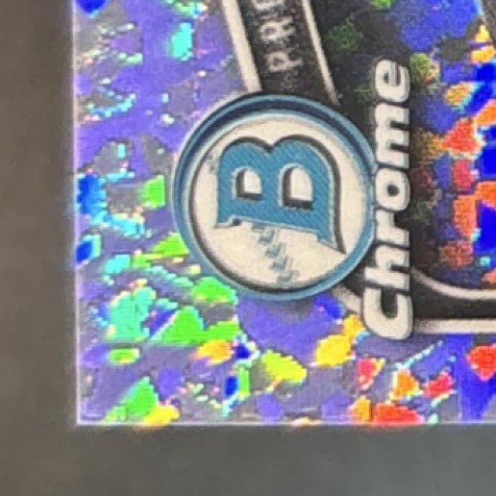 2025 Bowman Fabian Lopez Chrome Auto Mini Diamond /100 1st Prospect Marlins