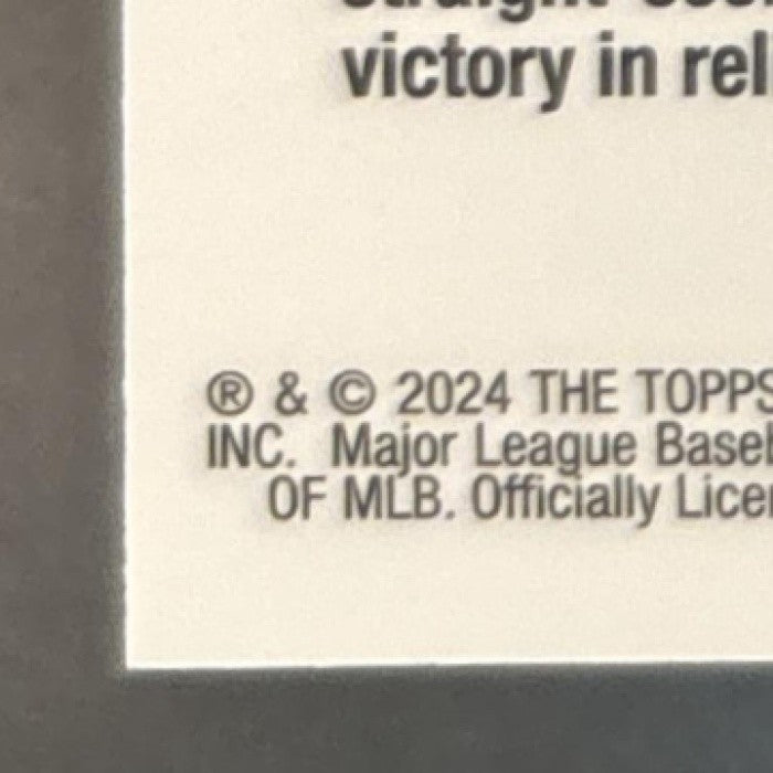 2024 Topps Chrome Sapphire James McArthur Gold /50 #434 RC Kansas City Royals
