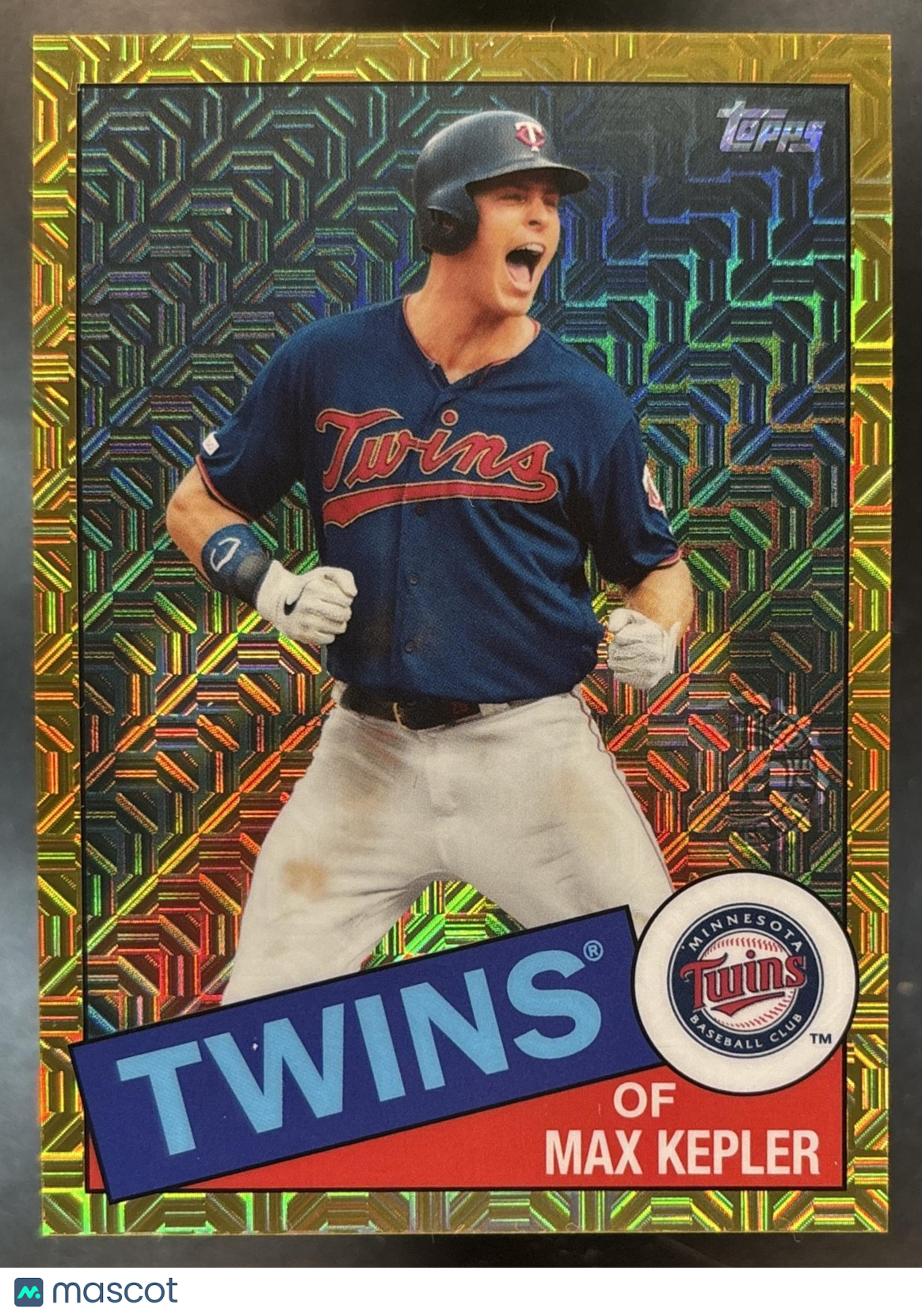 2020 Topps Max Kepler 1985 Chrome Silver Pack Promotion Gold /50 Twins