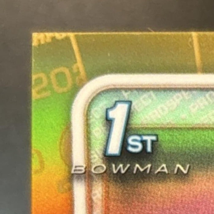 2020 Bowman Chrome Jordan Brewer Auto Gold /50 1st Prospect Houston Astros