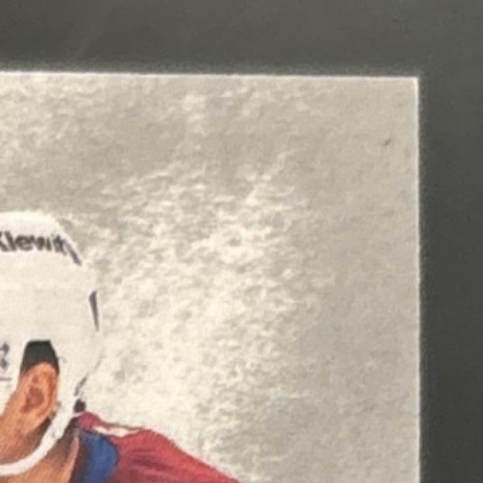 2025-26 Skybox Metal Universe Nathan MacKinnon Lethal Weapon Red /100 Avalanche