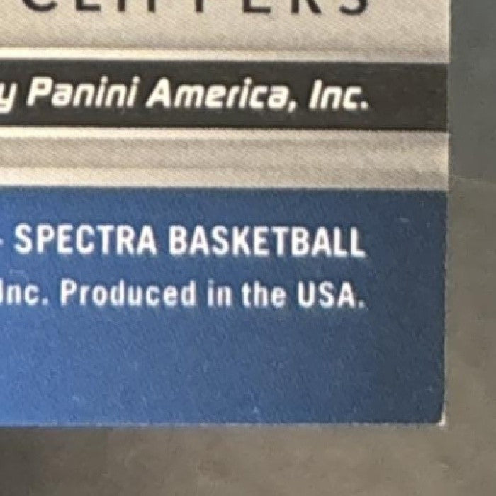 2020-21 Panini Spectra Danny Manning Icons Auto Astral /20 Los Angeles Clippers