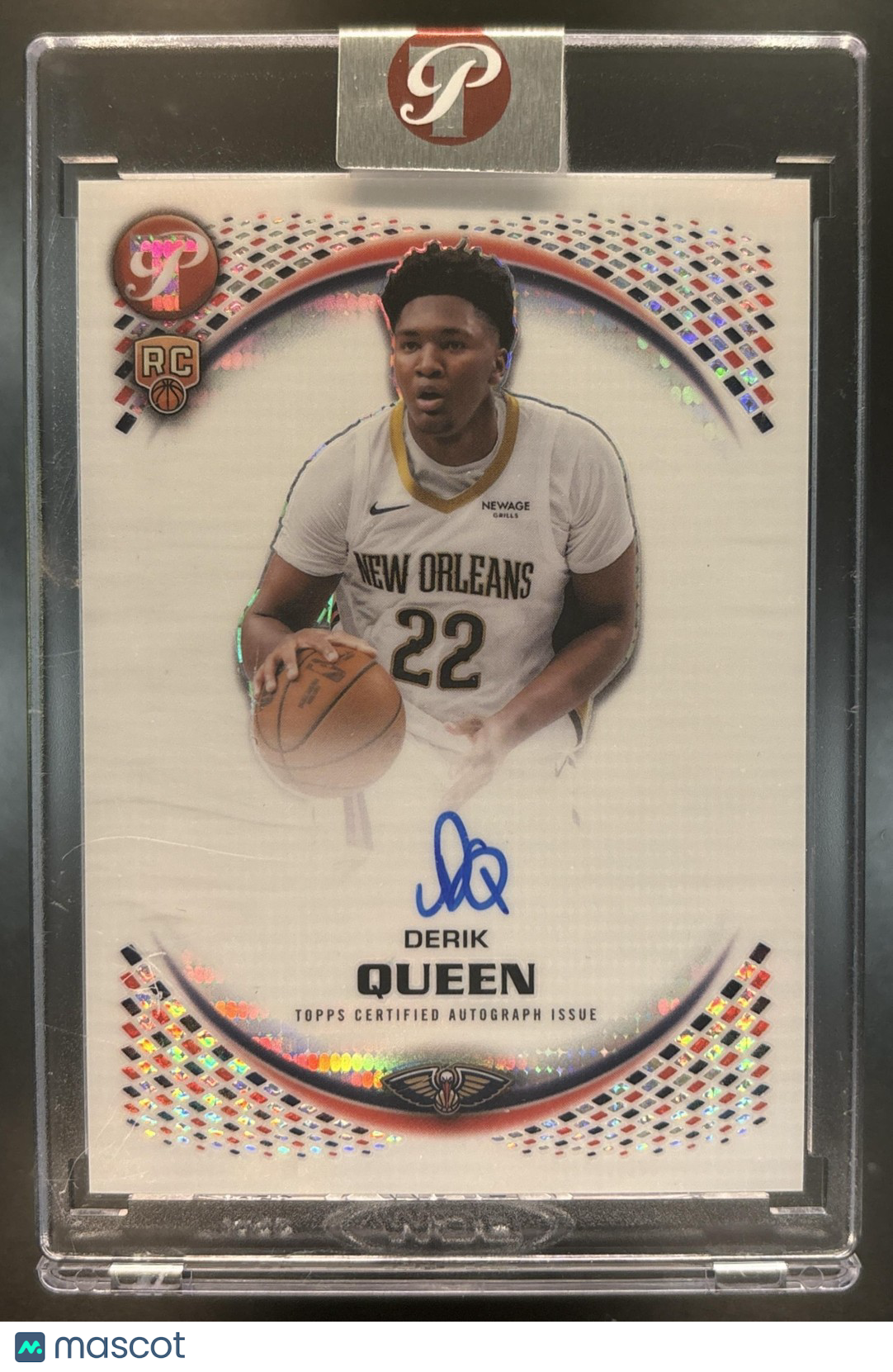 2025-26 Topps Pristine Derik Queen Rookie Auto #PR-DQ RC New Orleans Pelicans