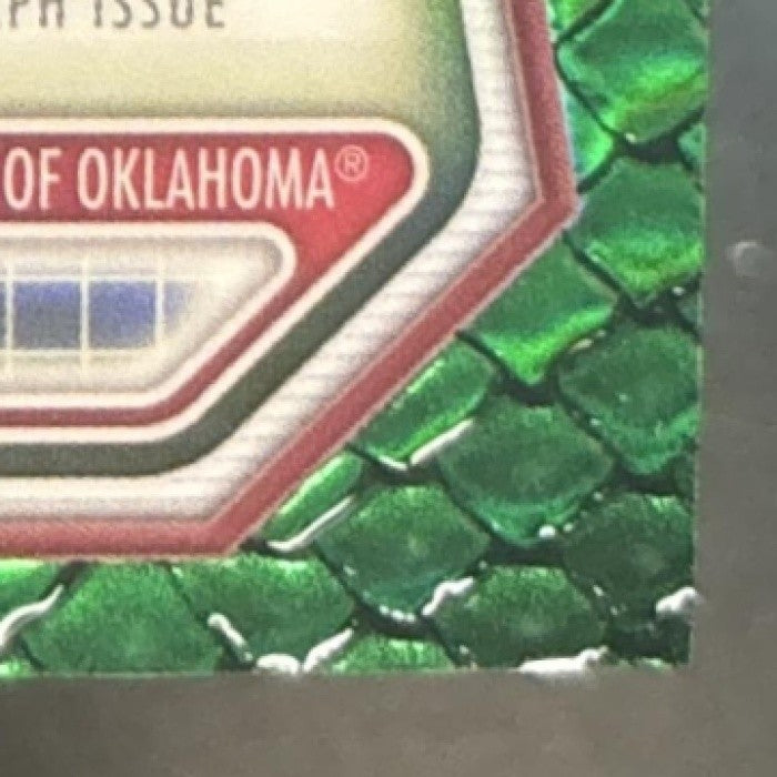 2026 Bowman Tory Blaylock Chrome Auto Green Reptilian /99 1st Prospect Sooners