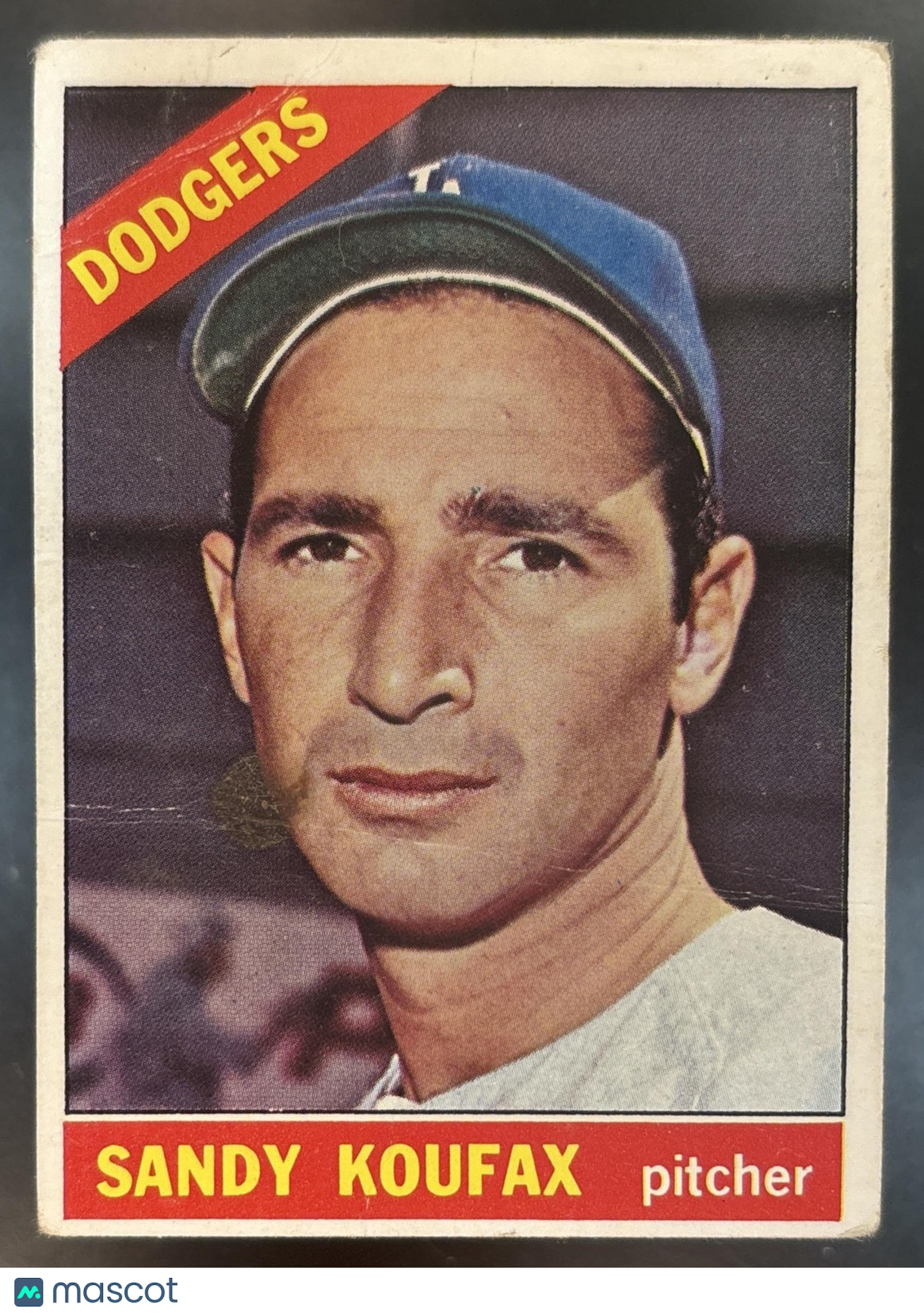 1966 Topps Sandy Koufax #100 Los Angeles Dodgers