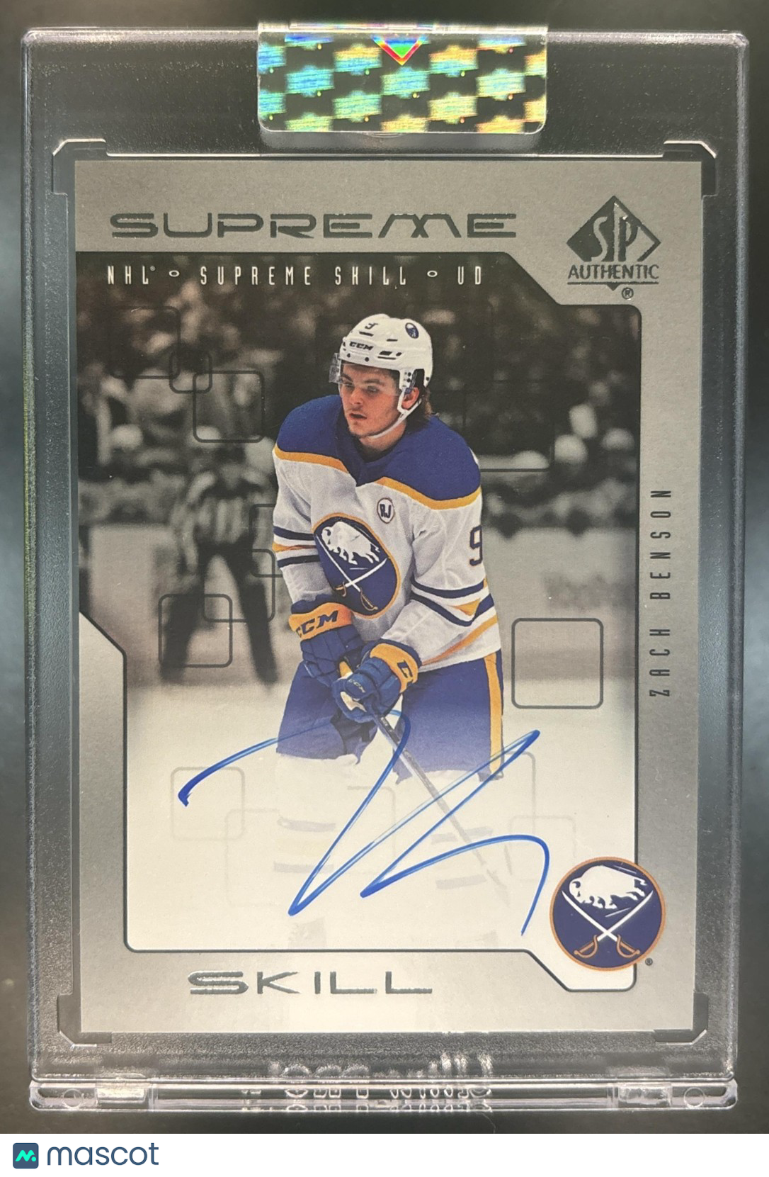 2025-26 Upper Deck Clear Cut Zach Benson 2023-24 Update - Supreme Skill Auto