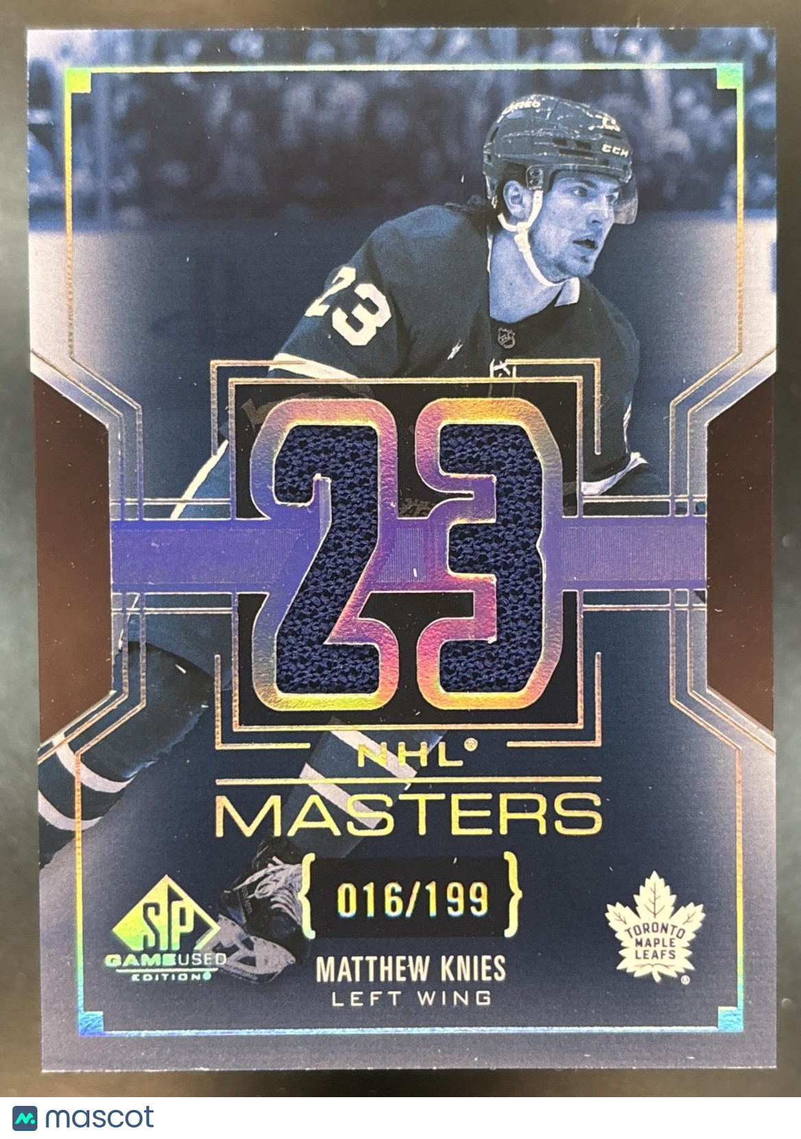 2025-26 Upper Deck SP Game Used Matthew Knies NHL Masters Jersey /199