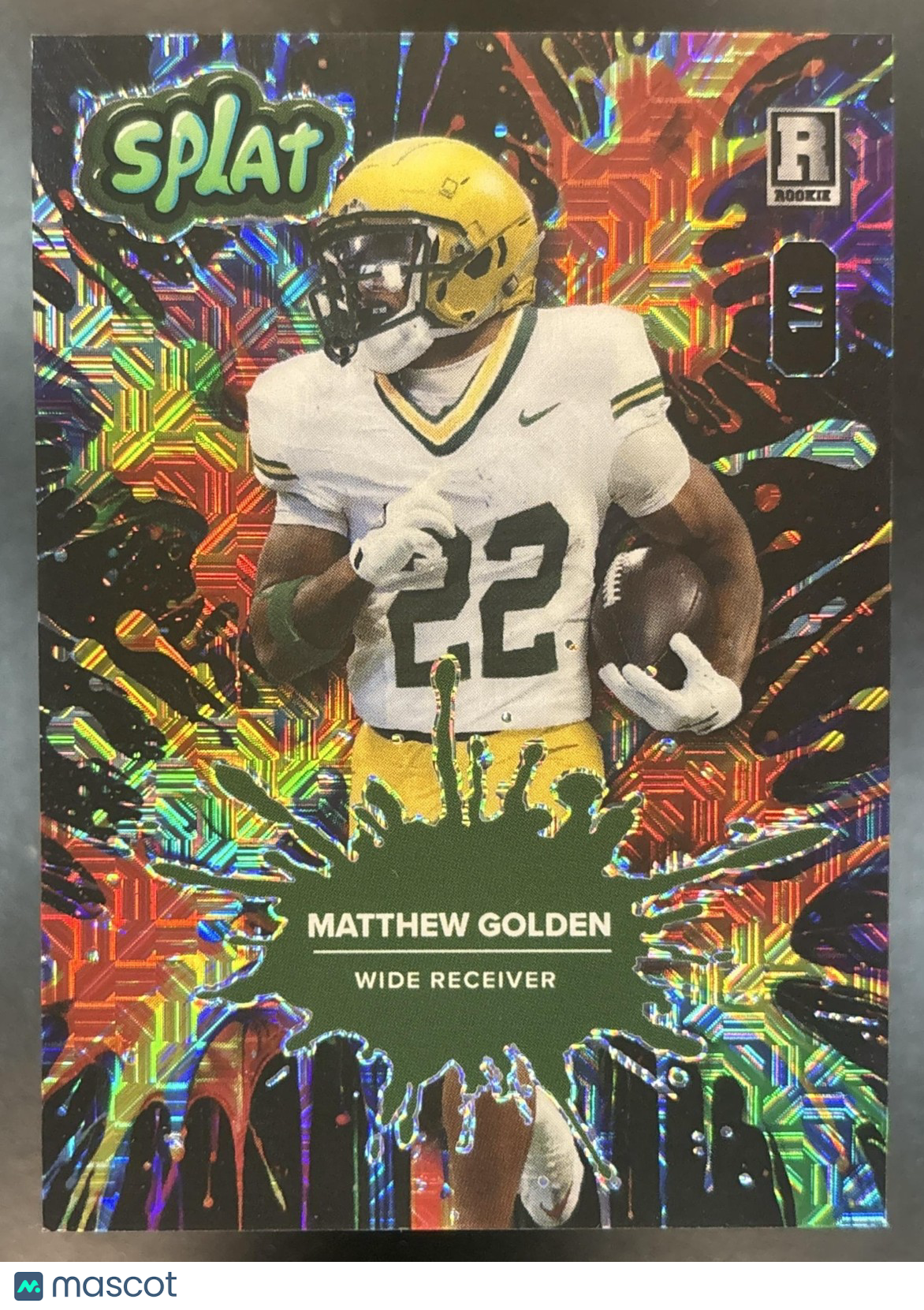 2025 Wild Card Splat Hobby Matthew Golden Balloon Rainbow 1/1 Packers