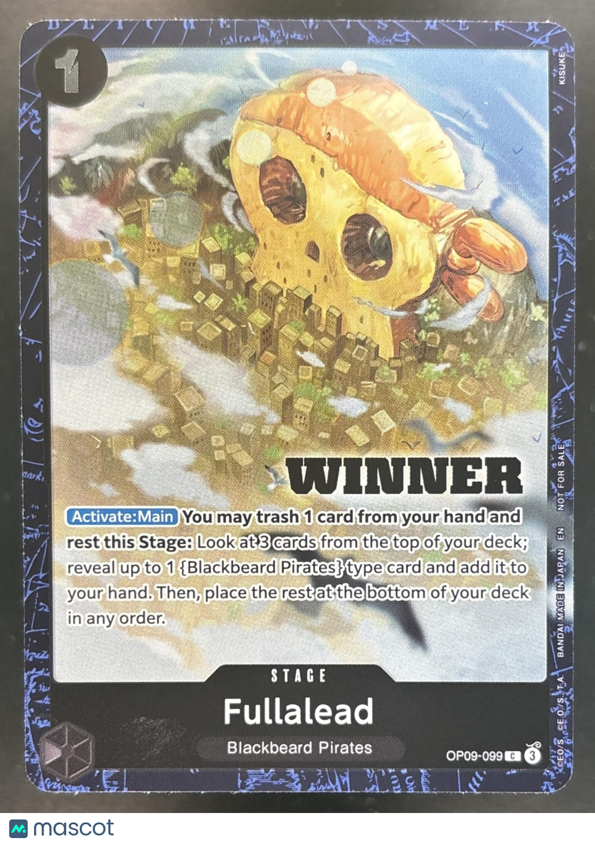 2024 One Piece Emperors in the New World Fullalead WINNER #OP09-099