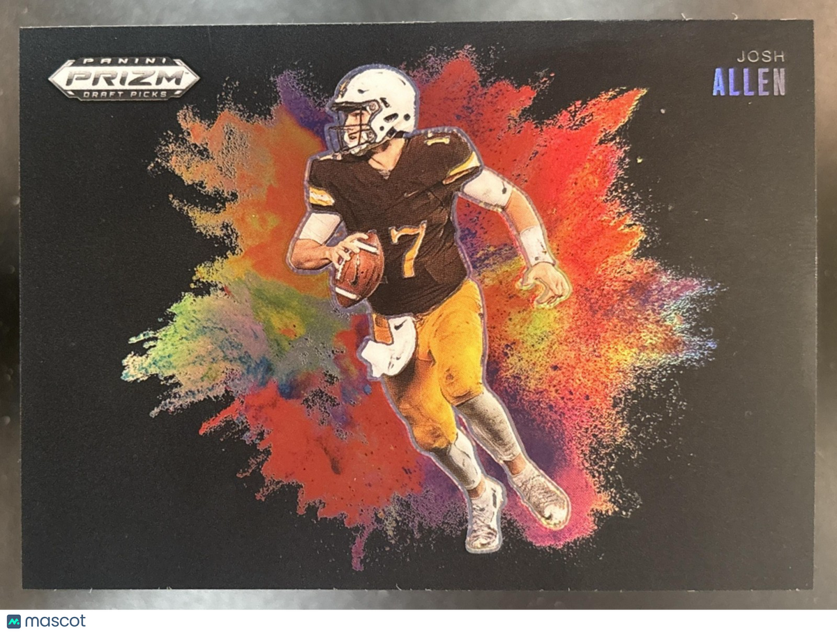 2025 Panini Prizm Draft Picks Josh Allen Black Color Blast #25
