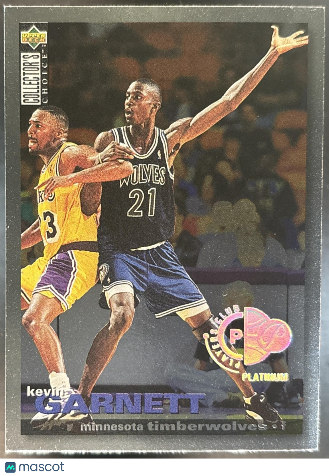 1995-96 Upper Deck Collector's Choice Kevin Garnett Platinum Player's Club #275