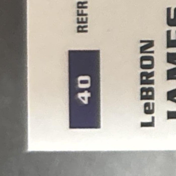 2025-26 Topps Pristine LeBron James Refractor #40 Los Angeles Lakers