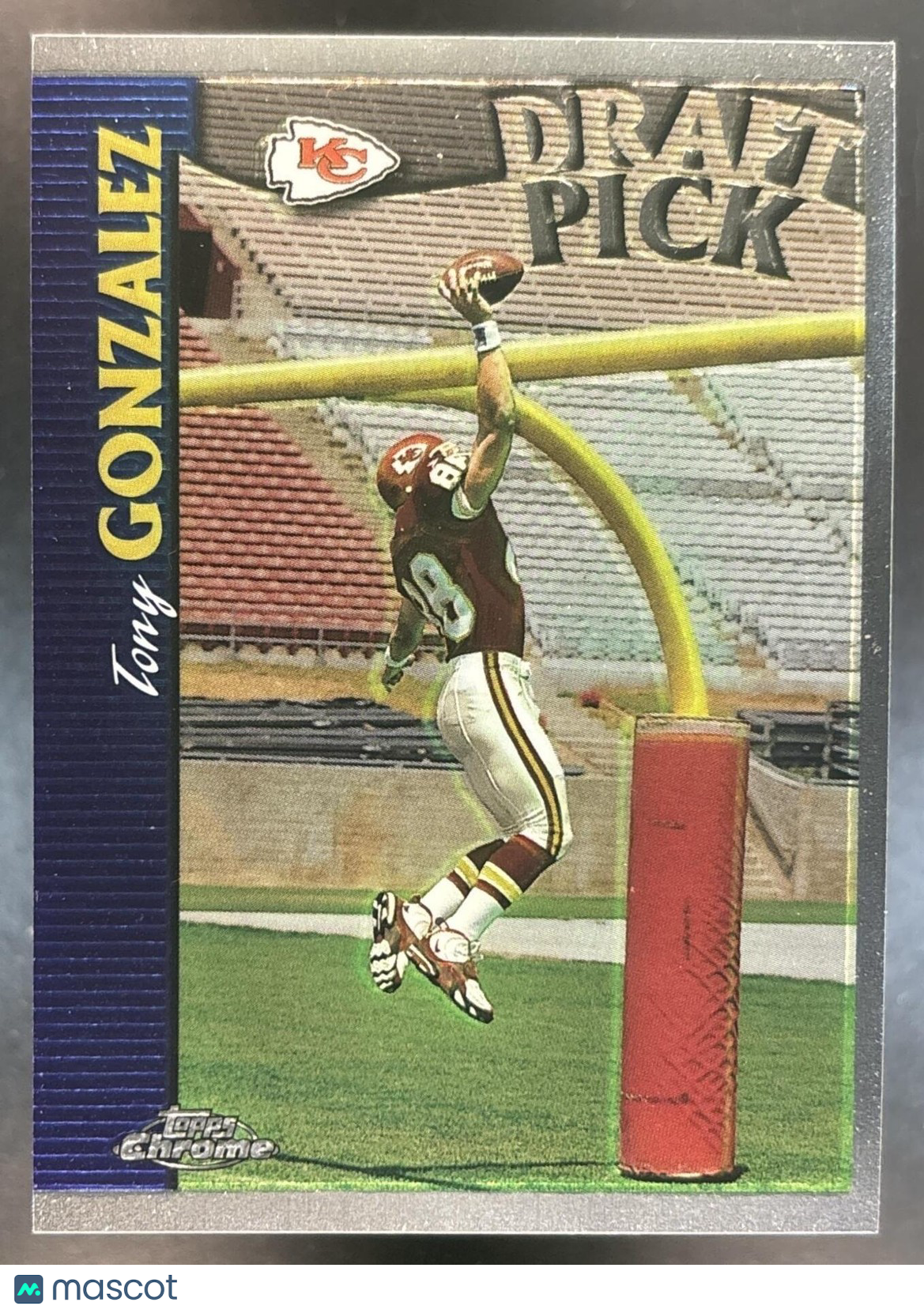 1997 Topps Chrome Tony Gonzalez #24 RC Kansas City Chiefs