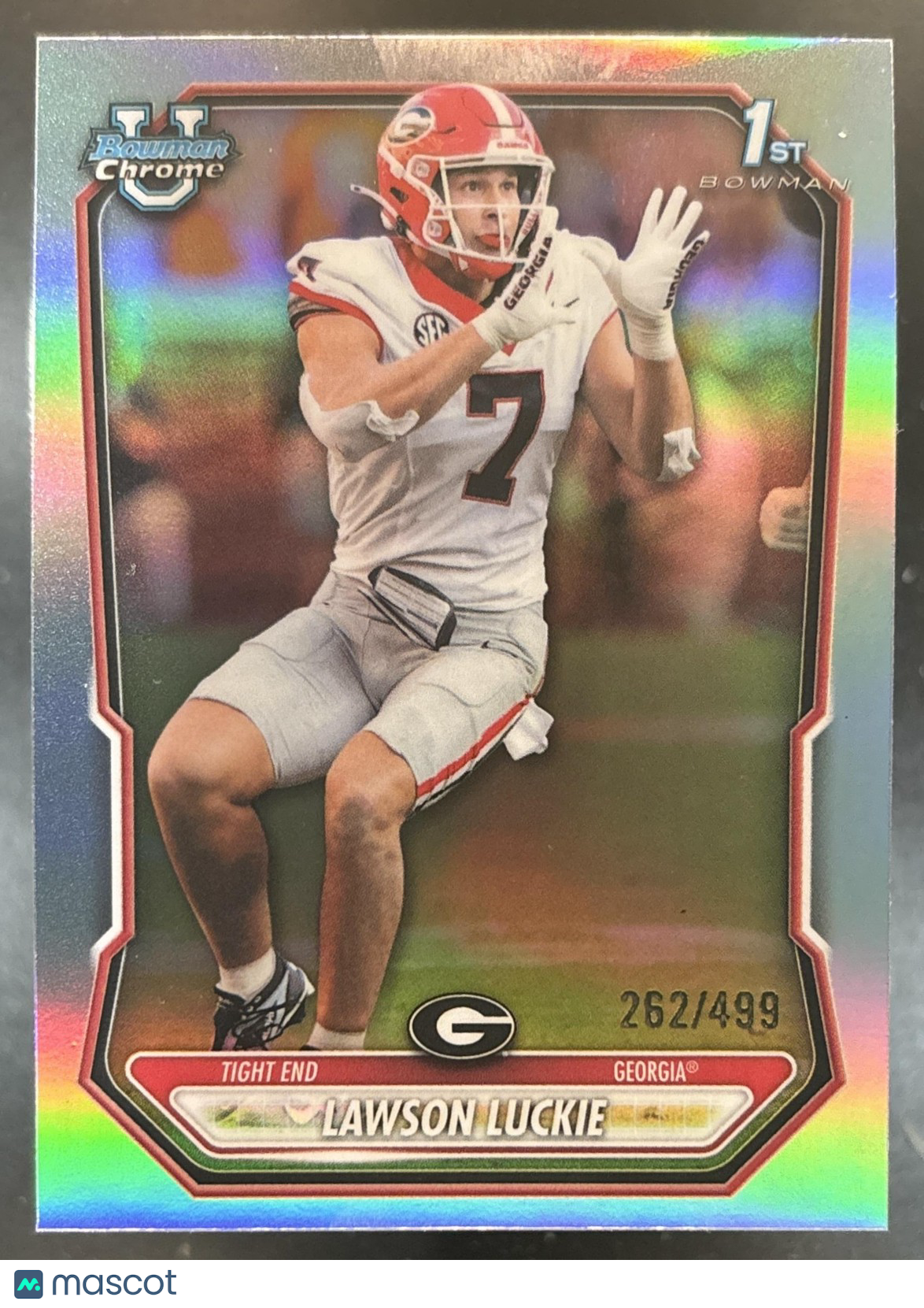 2026 Bowman Lawson Luckie Chrome Refractor /499 #BCP-51 1st Prospect Bulldogs