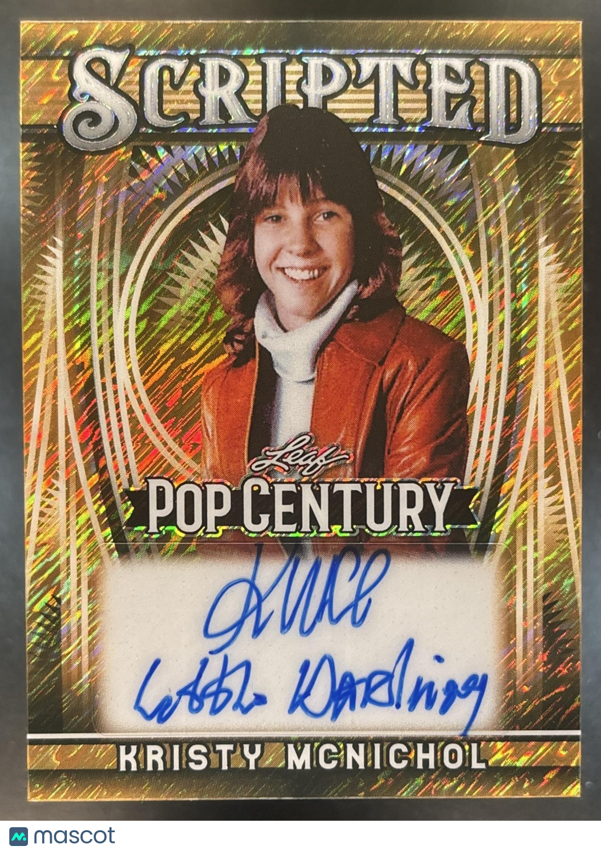 2025 Leaf Metal Pop Century Kristy McNichol Scripted Auto 1/1 #S-KMN2