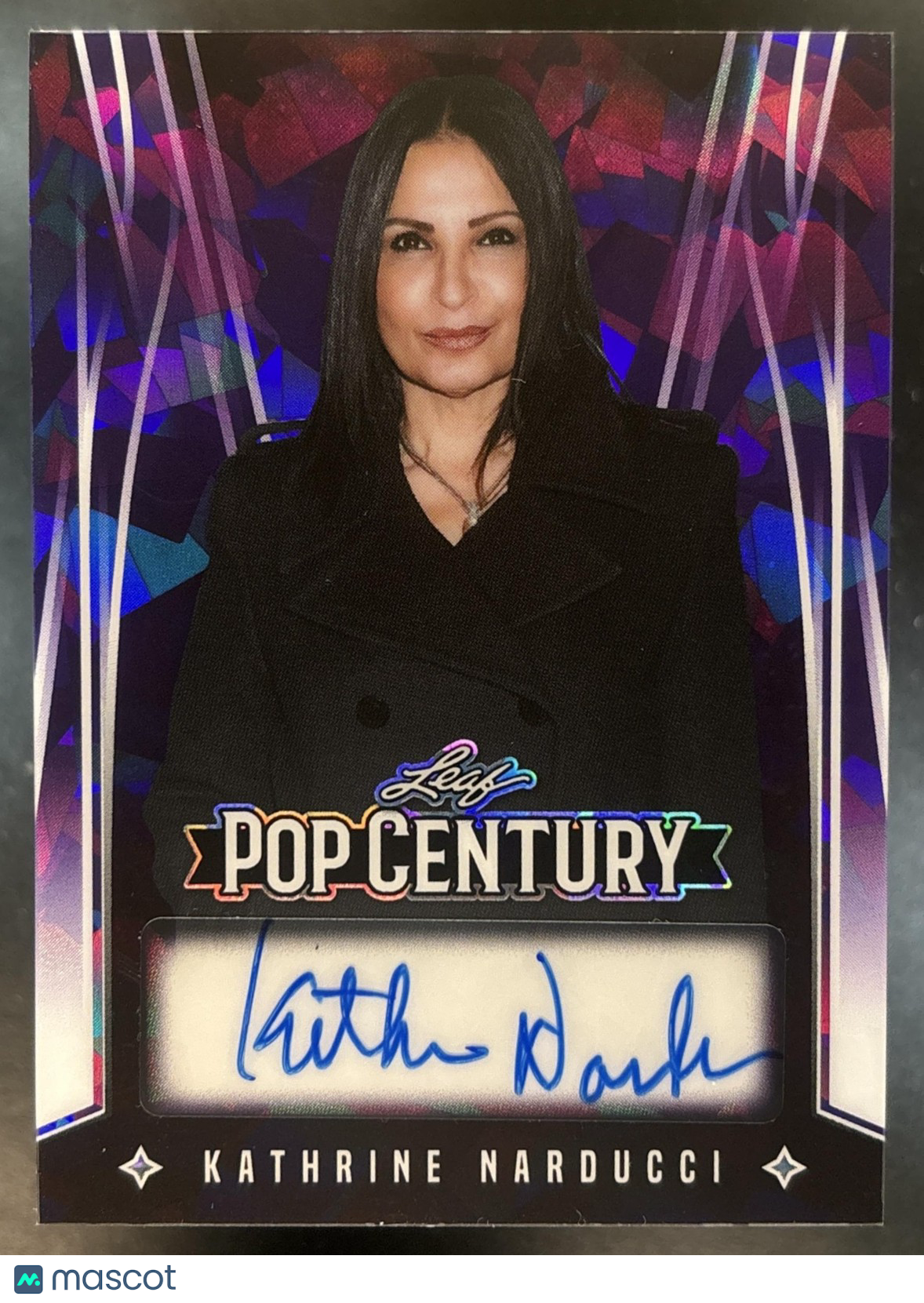 2025 Leaf Metal Pop Century Kathrine Narducci Auto Purple /6 #BA-KN1