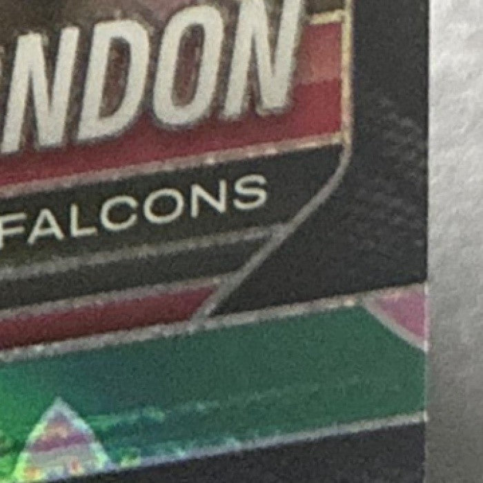 2025 Panini Prizm Drake London Lotus Flower /18 #198 Atlanta Falcons