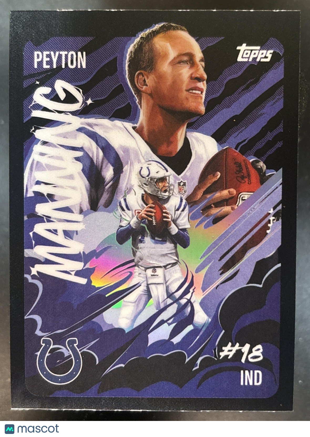 2025 Topps Chrome Peyton Manning Ultra Violet #UV-8 SSP Indianapolis Colts