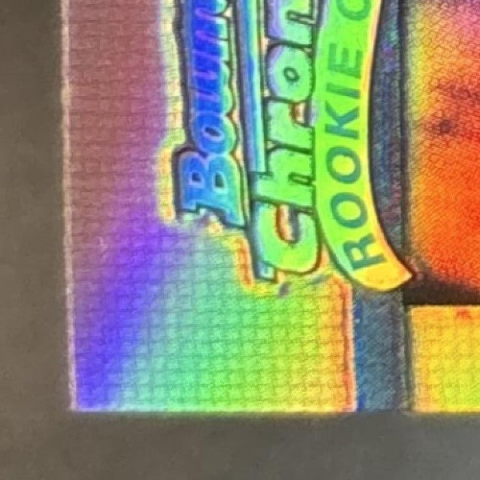 2001 Bowman Chrome Eric Moulds 1996 Rookies Refractor #BRC1 Buffalo Bills