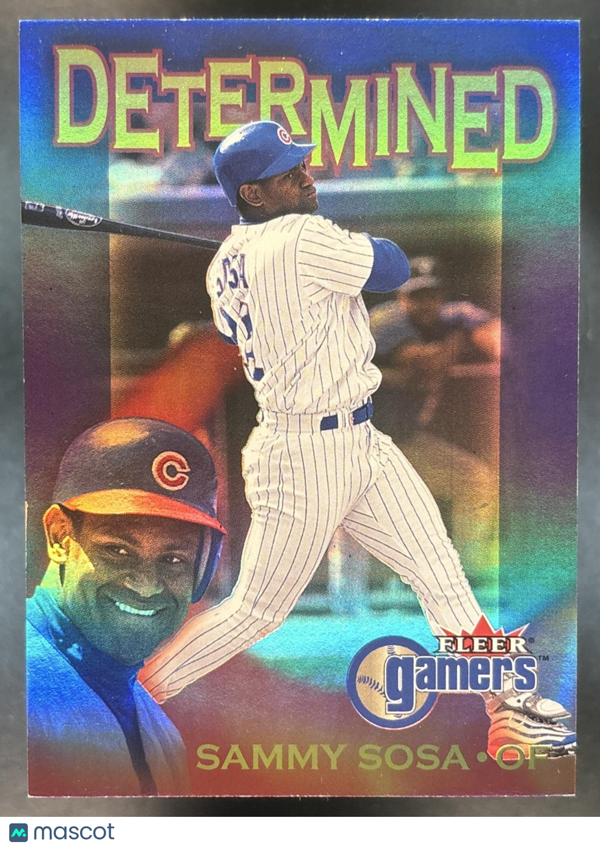 2000 Fleer Gamers Sammy Sosa Determined #8D Chicago Cubs