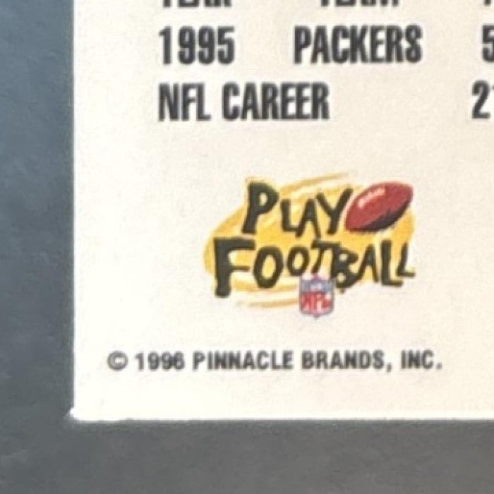 1996 Action Packed Brett Favre - #18 Green Bay Packers