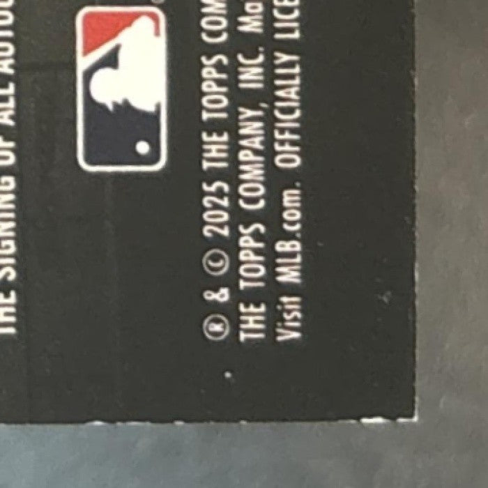 2025 Topps Stadium Club Ben Rice Auto #SCBA-BR RC New York Yankees