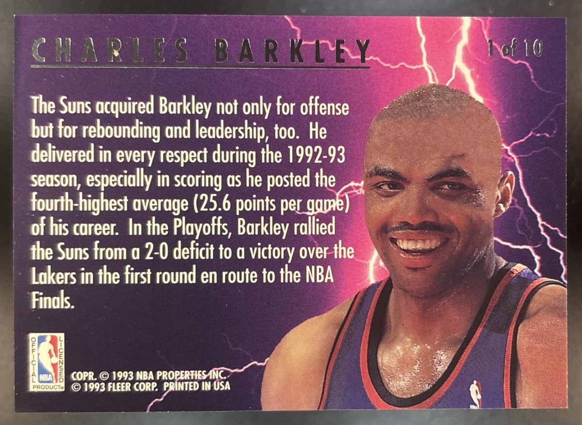 1993-94 Fleer Ultra Charles Barkley Scoring Kings #1 Phoenix Suns
