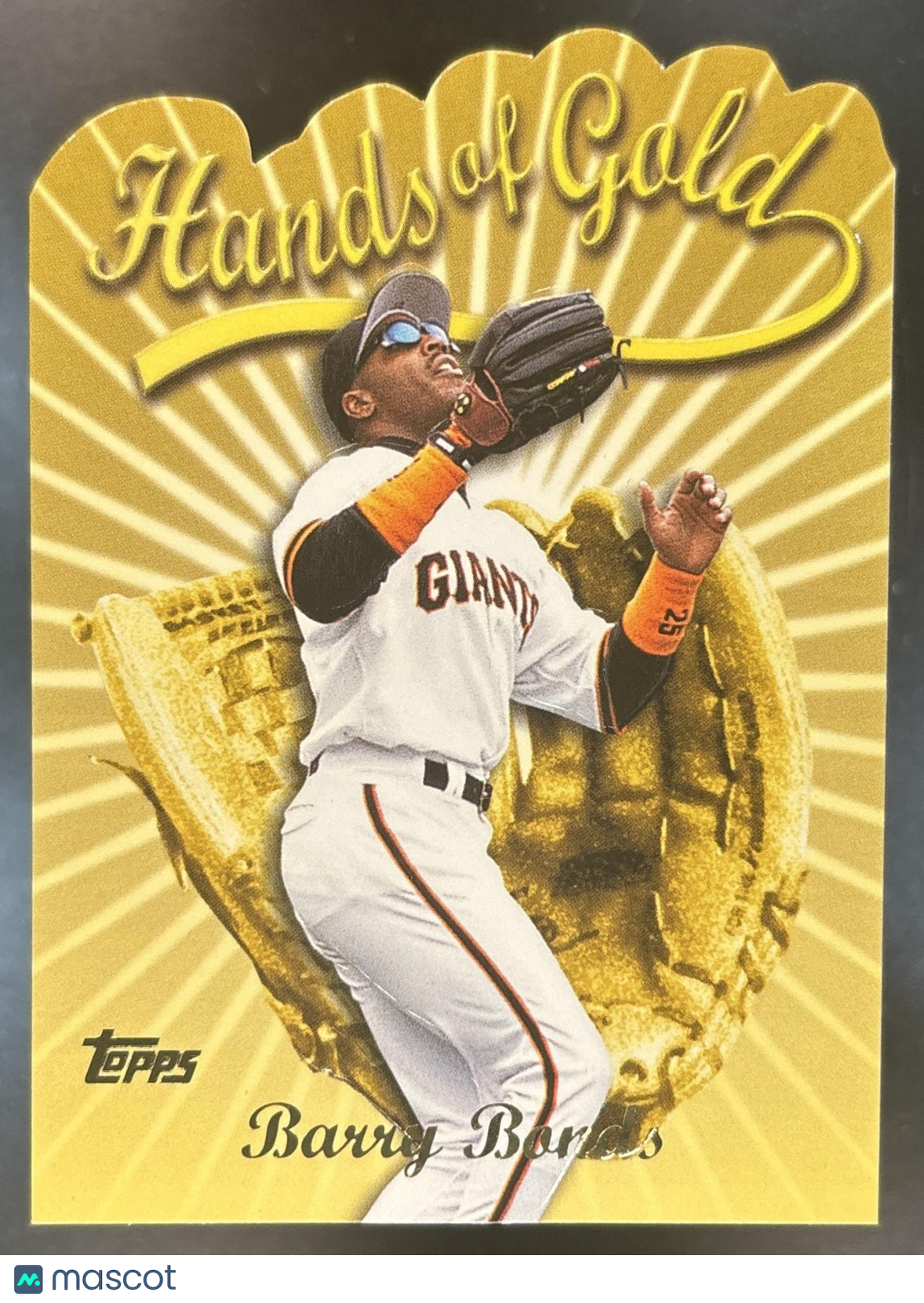 2000 Topps Barry Bonds Hands of Gold #HG1 San Francisco Giants