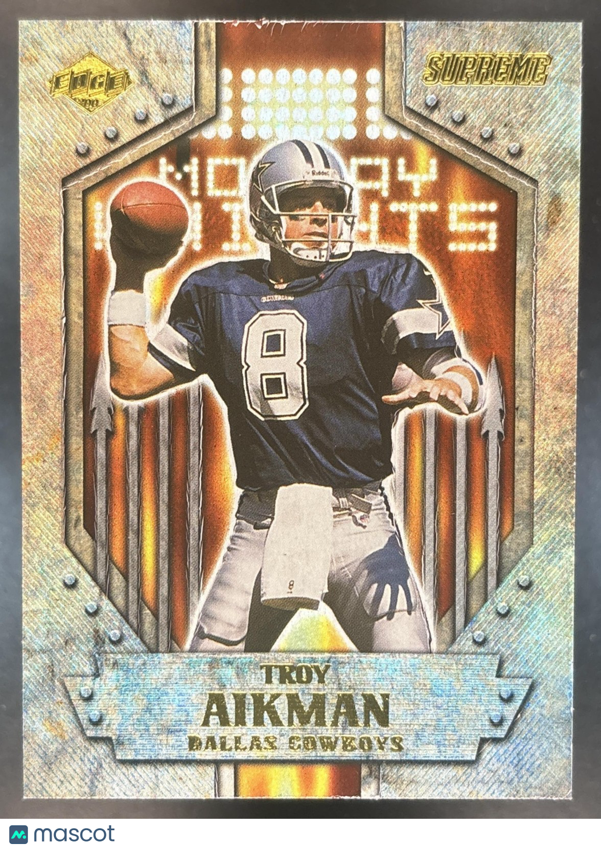 2000 Collector's Edge Supreme Troy Aikman Monday Knights #MK7 Dallas Cowboys