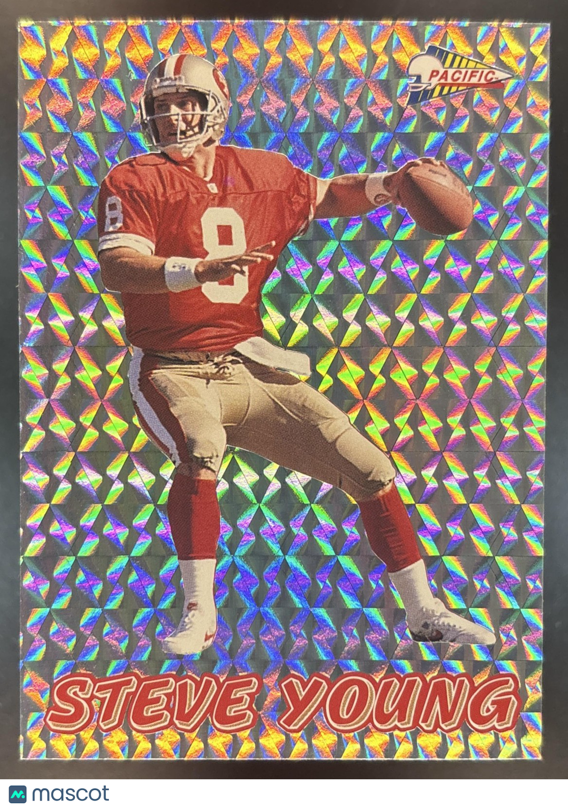 1993 Pacific Prisms Steve Young #93 San Francisco 49ers