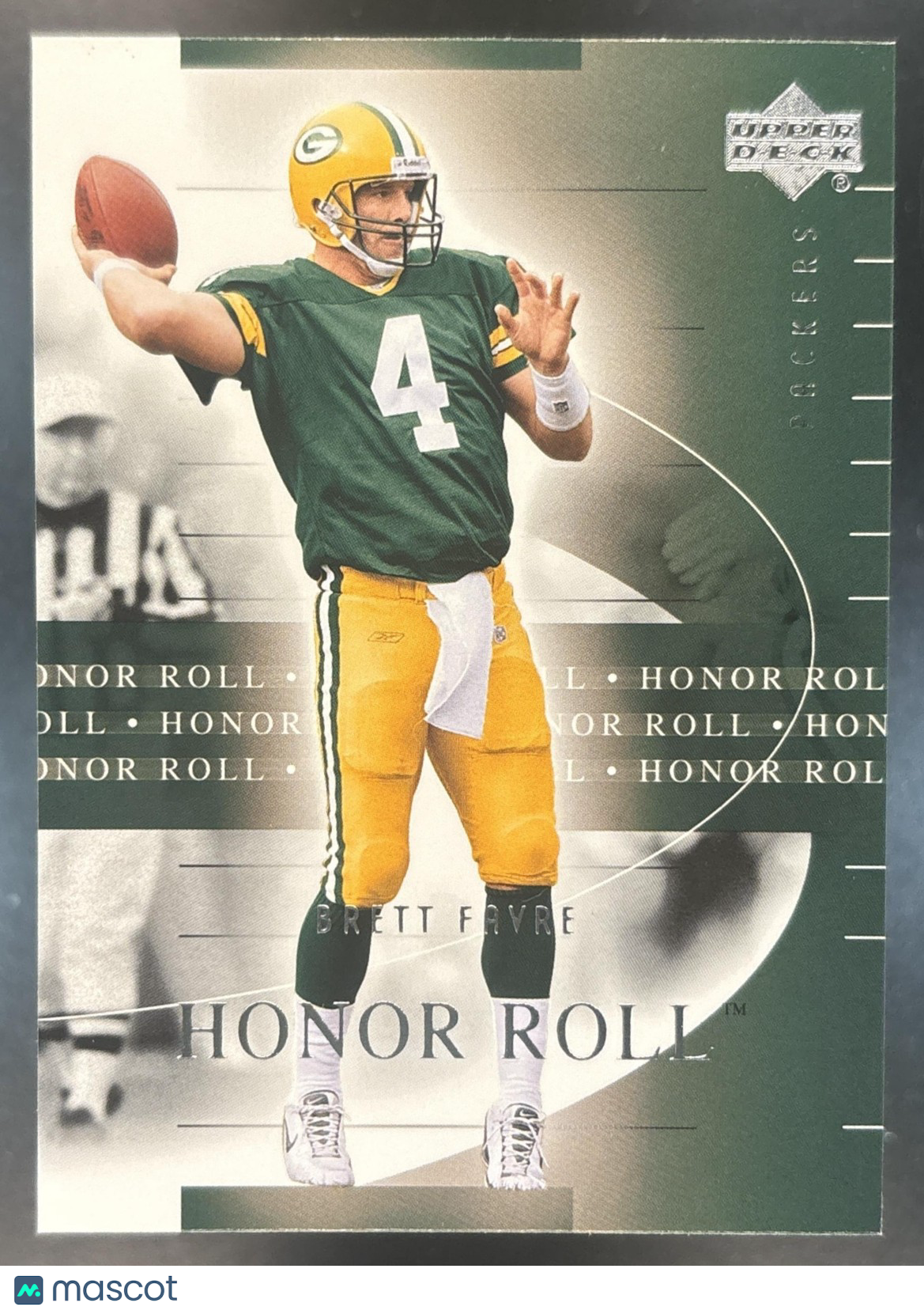 2002 Upper Deck Honor Roll Brett Favre #20 Green Bay Packers