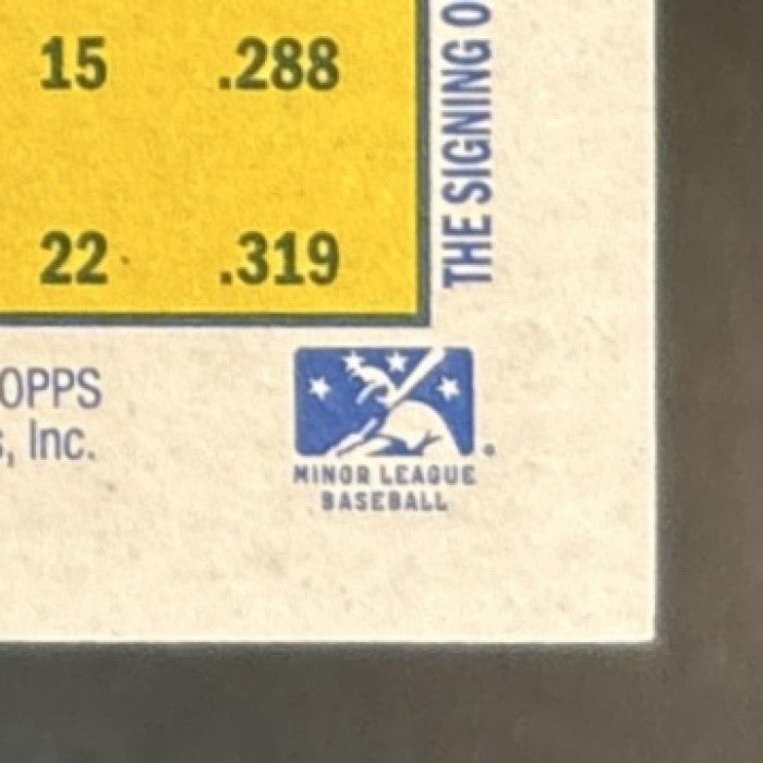 2019 Topps Heritage Minor League Luken Baker Real One Auto #ROA-LB