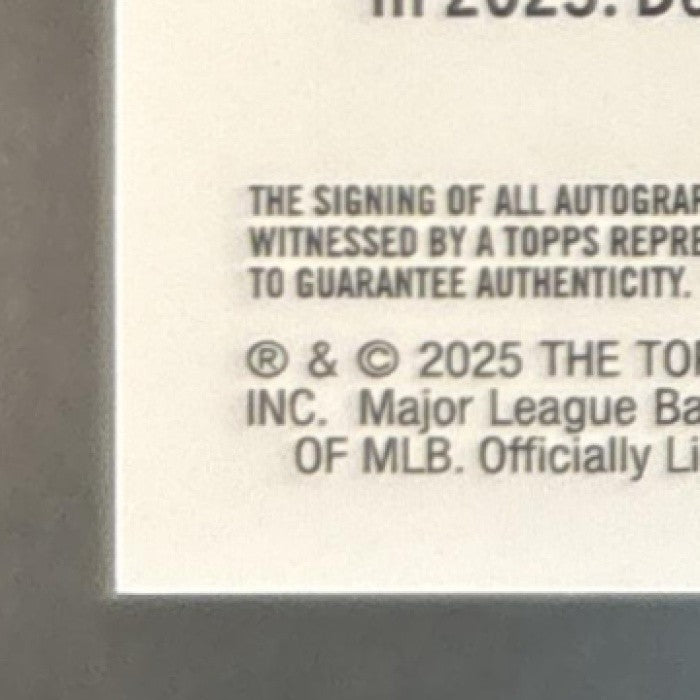 2025 Topps Chrome Cristian Mena Rookie Auto #RA-CME RC Arizona Diamondbacks