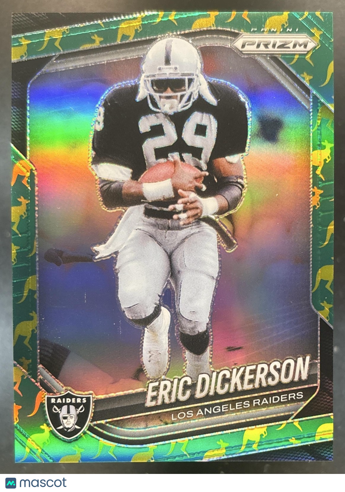 2025 Panini Prizm Eric Dickerson Kangaroo /61 #83 Los Angeles Raiders