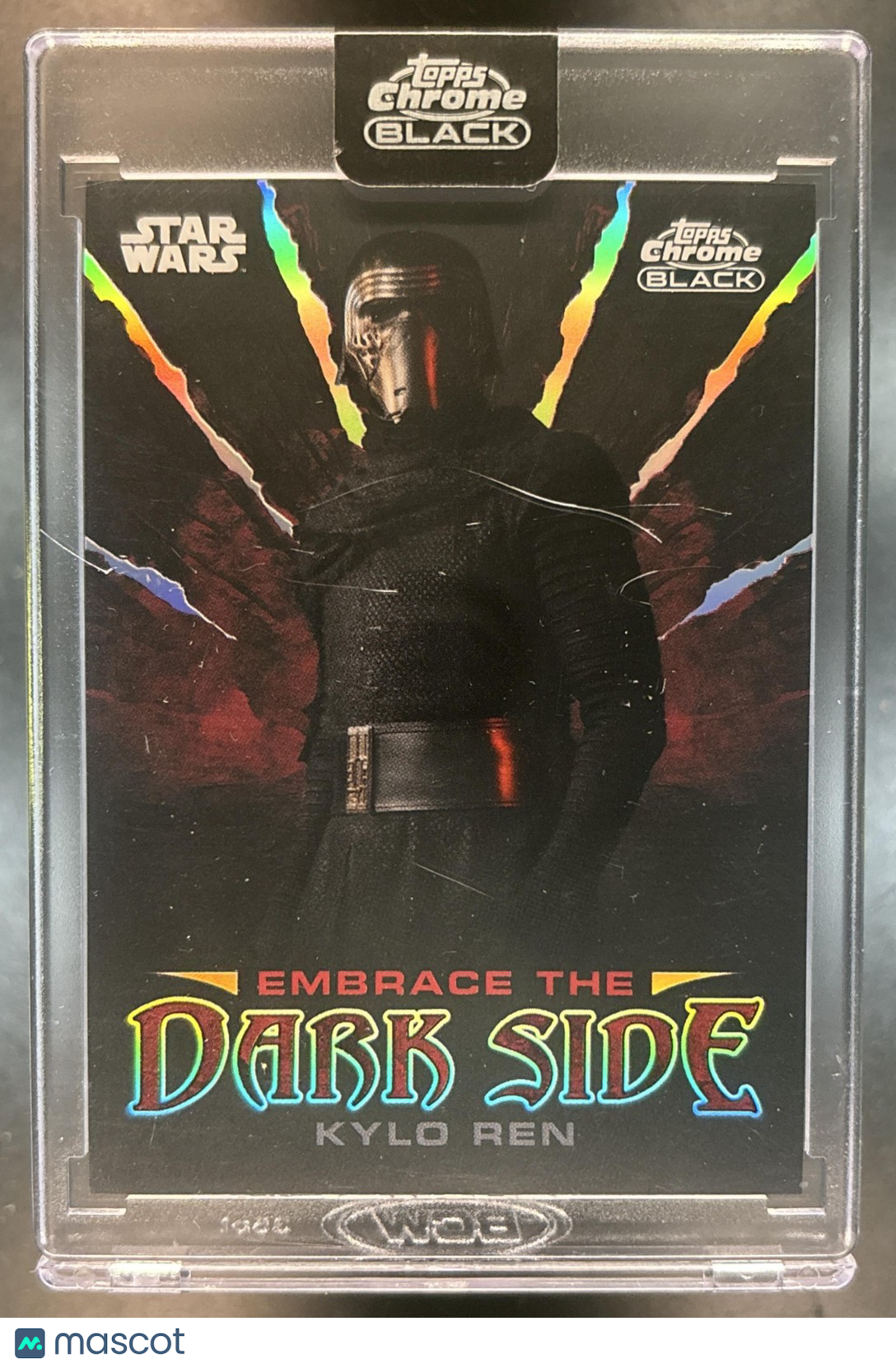 2024 Topps Chrome Black Star Wars Kylo Ren Embrace The Darkside #ED-10