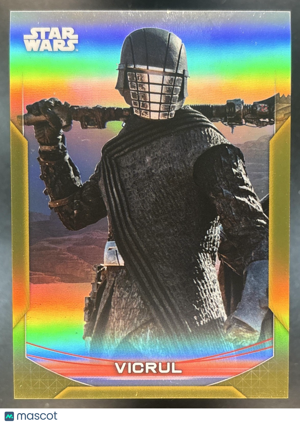 2020 Topps Chrome Star Wars Resistance vs. the First Order Vicrul Gold /50