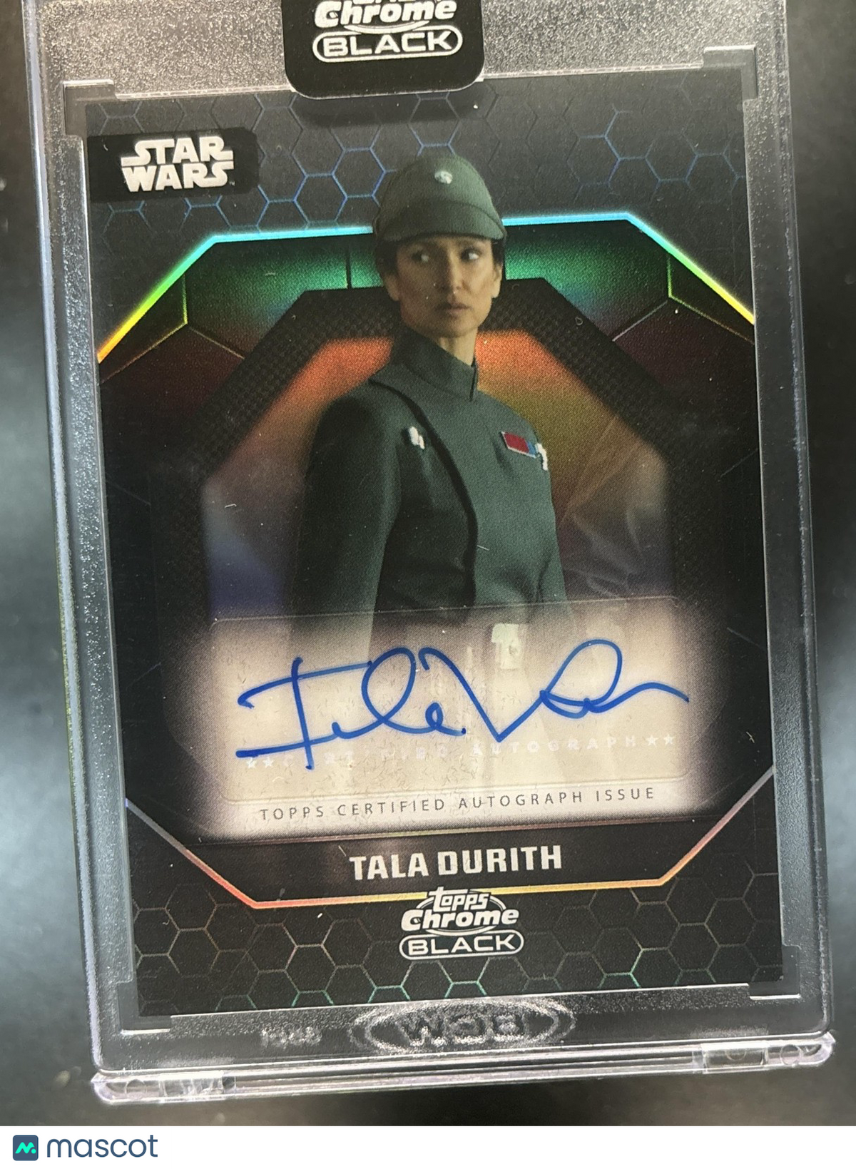 2024 Topps Chrome Black Star Wars Indira Varma Light Side Auto