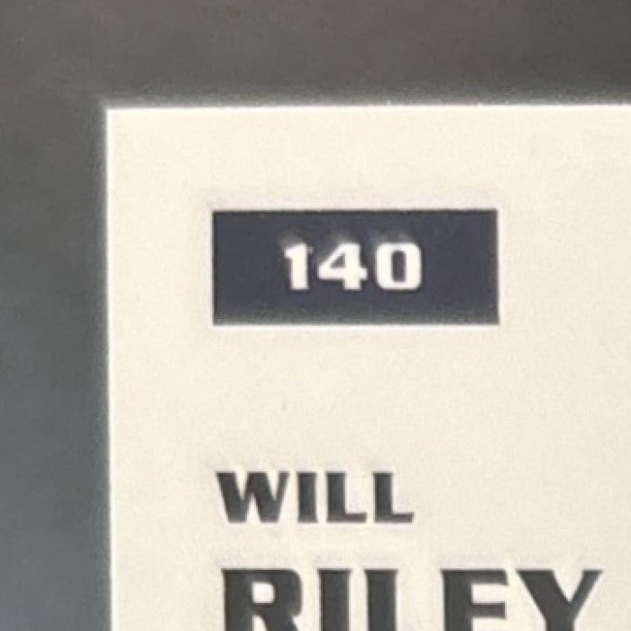 2025-26 Topps Pristine Will Riley Blue Refractor /75 #140 RC Washington Wizards