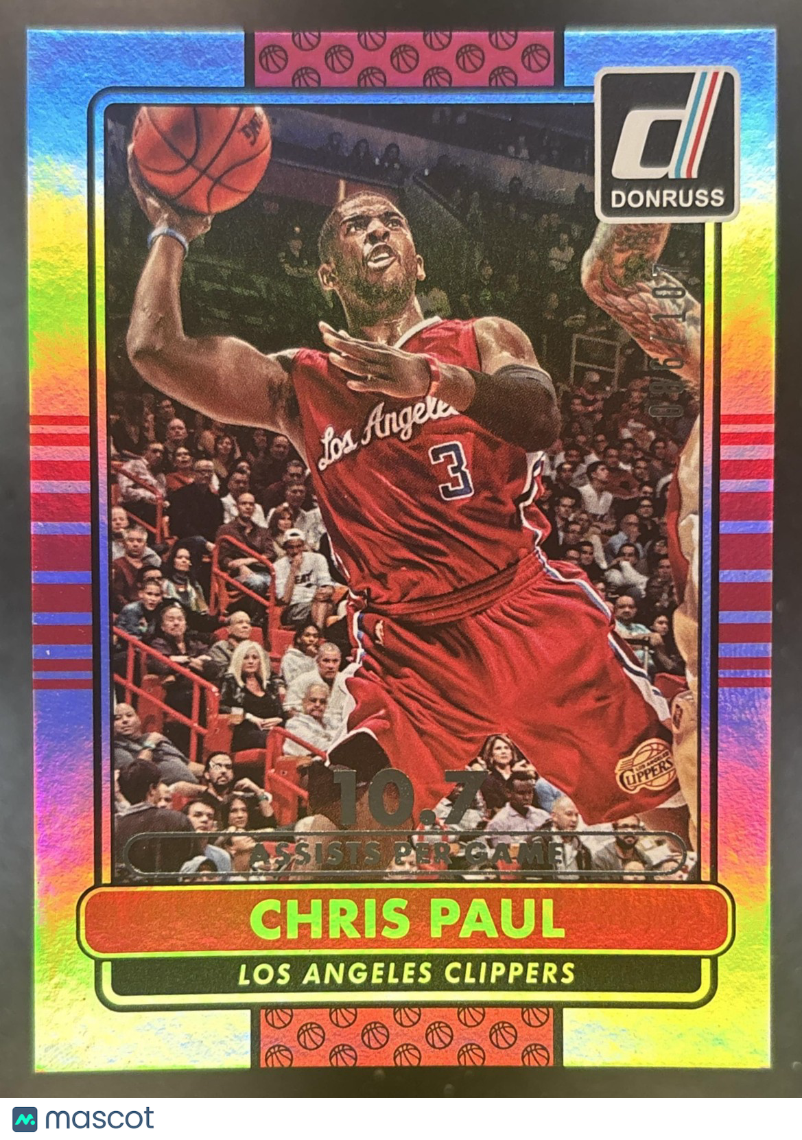 2014-15 Panini Donruss Chris Paul Stat Line Season /107 #44 Los Angeles Clippers