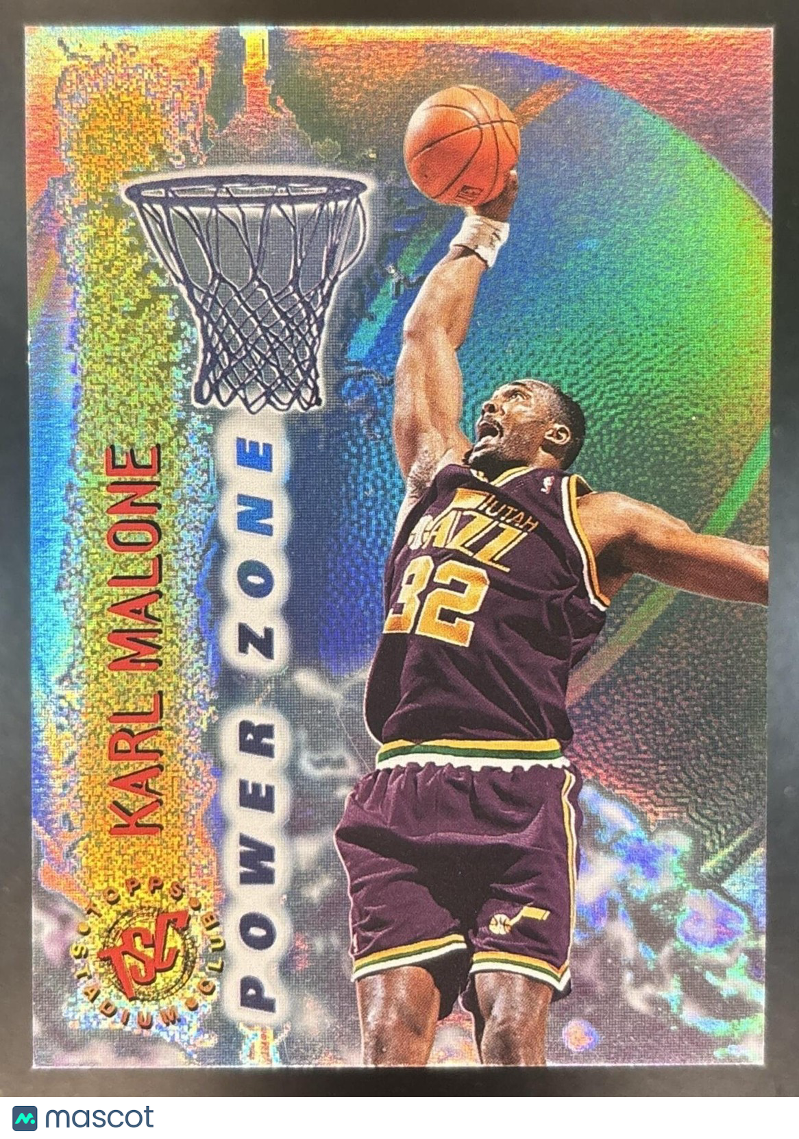 1995-96 Topps Stadium Club Karl Malone Power Zone #PZ4 Utah Jazz