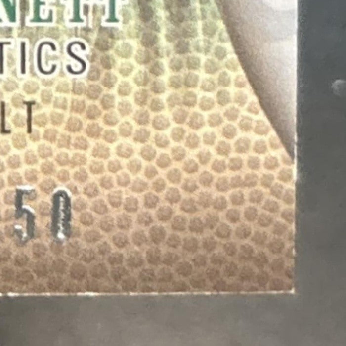 2008-09 Upper Deck Premier Kevin Garnett Rare Remnants Triple Patch /50 Celtics