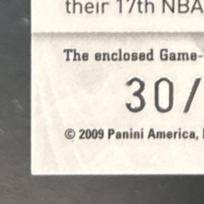 2009-10 Panini Donruss Elite Kevin Garnett In the Zone Jerseys /50 Celtics