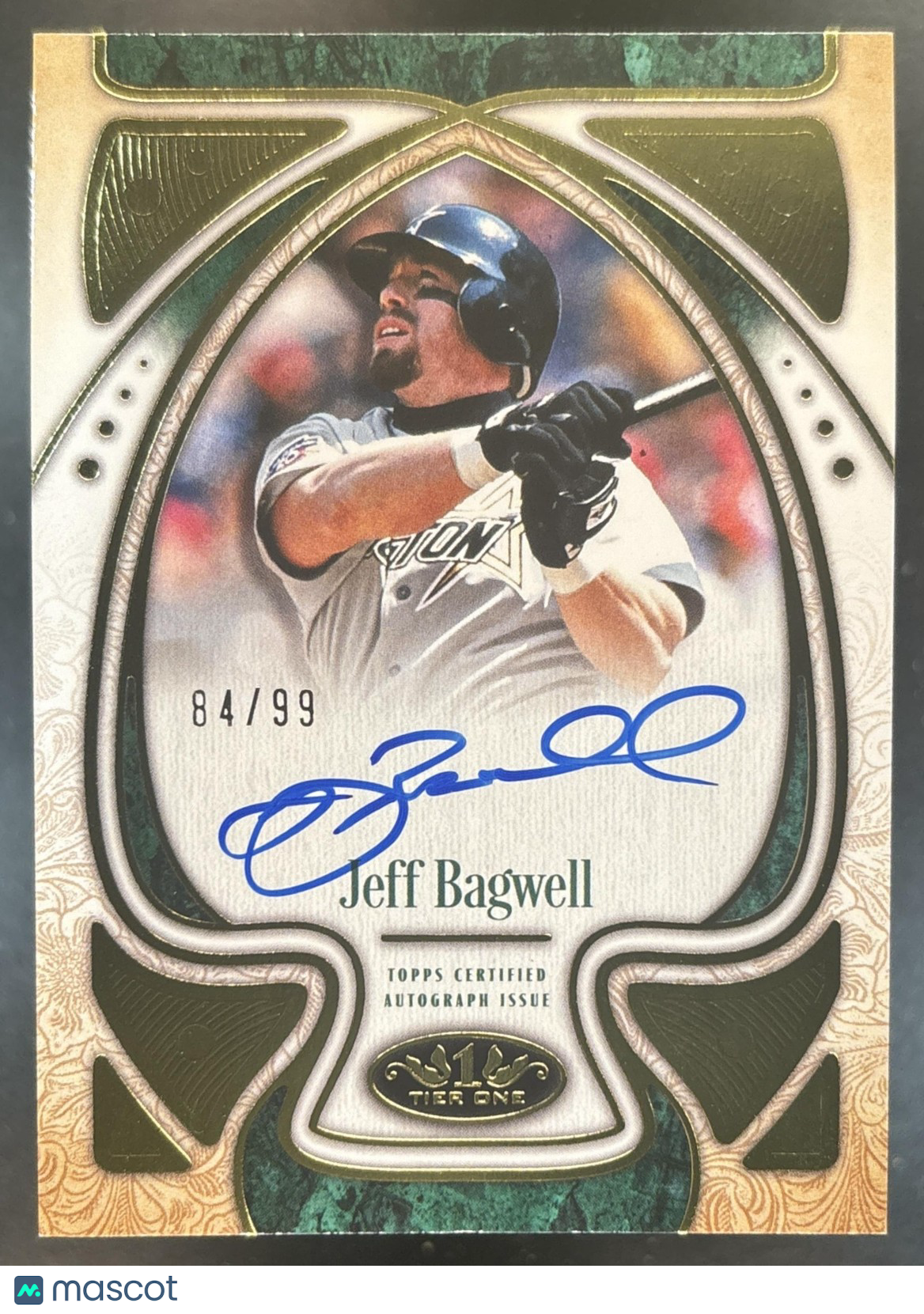 2026 Topps Tier One Jeff Bagwell Operators Auto /99 Houston Astros