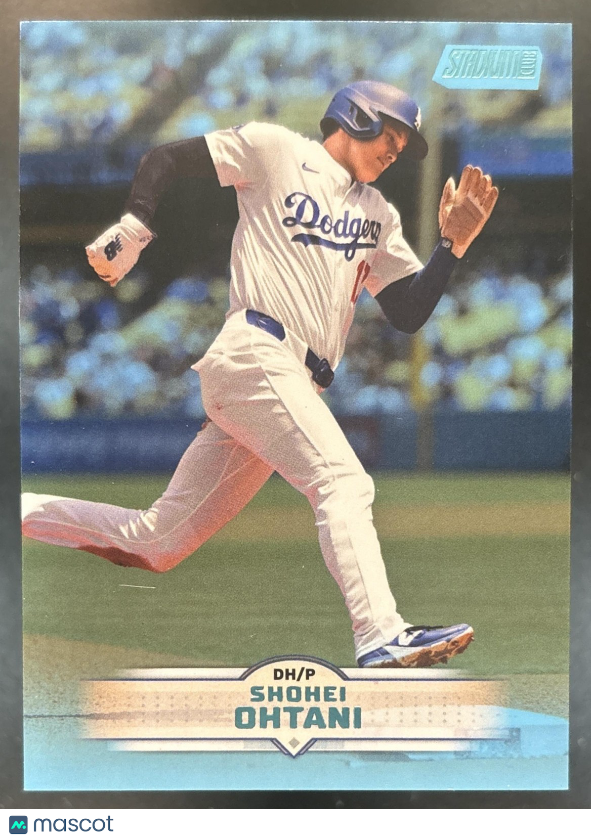 2025 Topps Stadium Club Shohei Ohtani Light Blue Foil #58 Los Angeles Dodgers