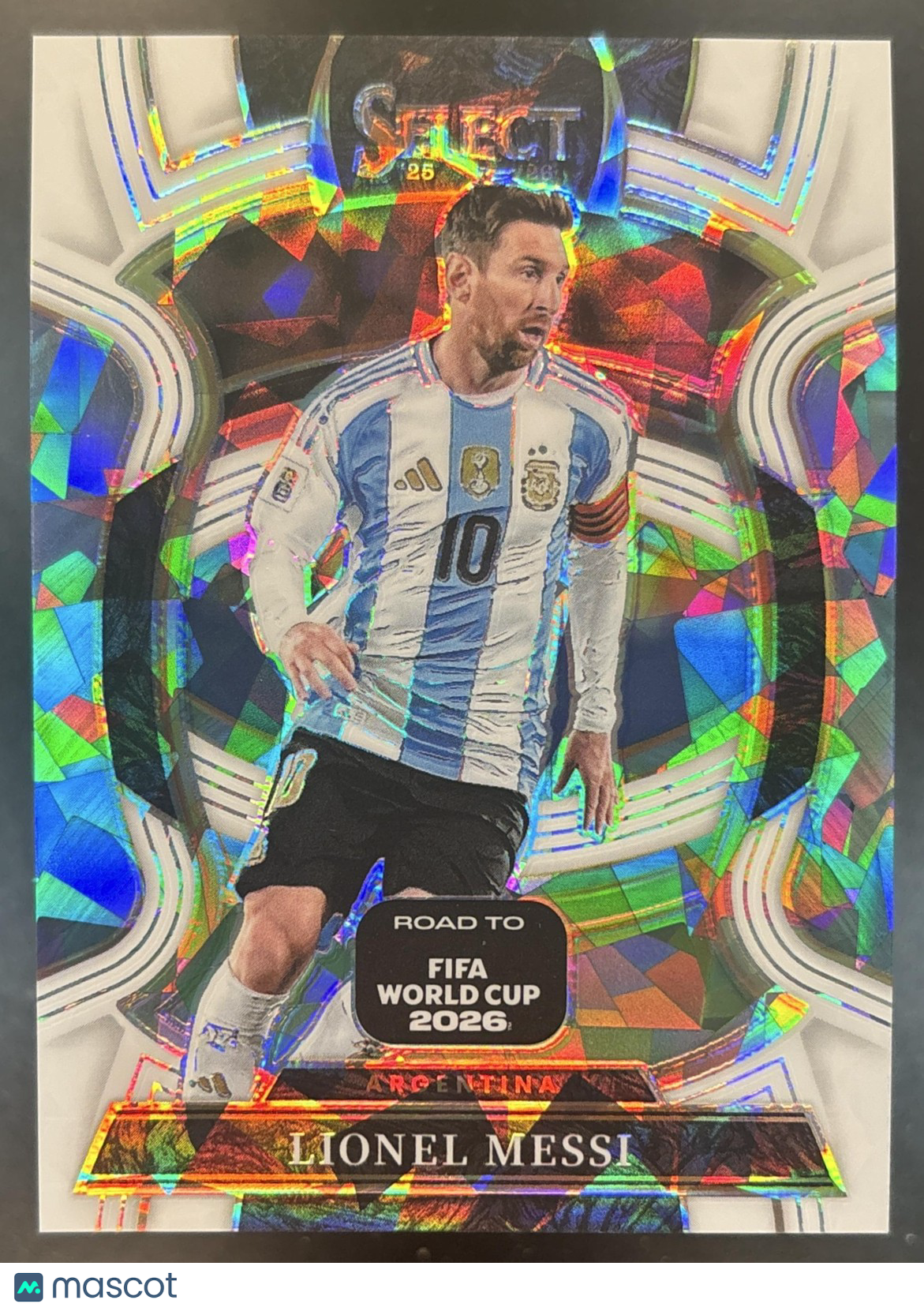 2025-26 Panini Select Road to FIFA World Cup Lionel Messi Ice /129 #56 Argentina